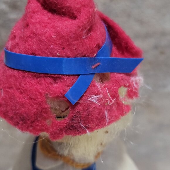 Vintage Wooden Peg Austrian Style Boy Folk Art Doll Figurine - Picture 10 of 11